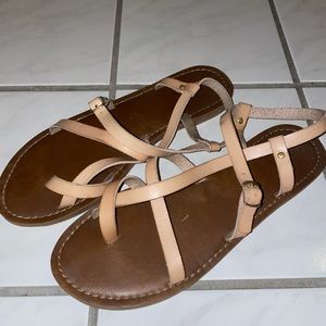 Women’s Nude Sandals - Size 8